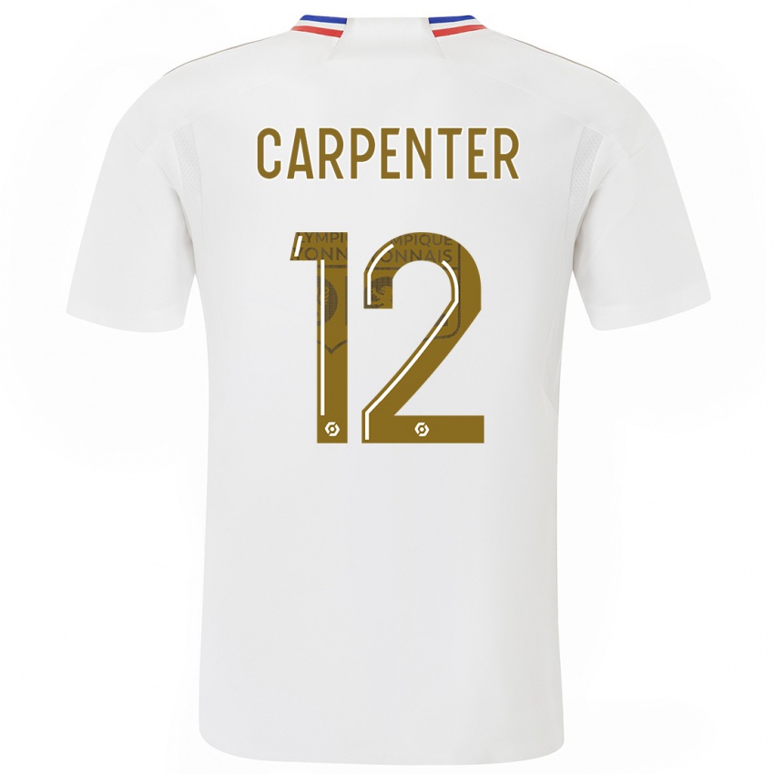 Kinder Ellie Carpenter #12 Weiß Heimtrikot Trikot 2023/24 T-Shirt Österreich