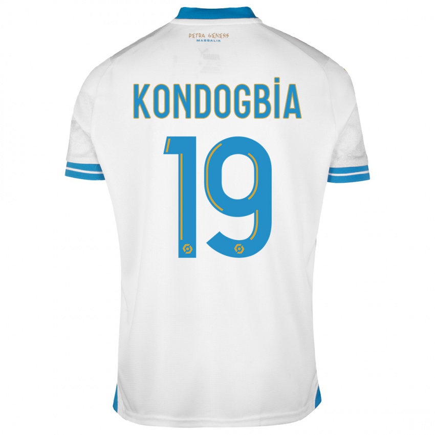 Kinder Geoffrey Kondogbia #19 Weiß Heimtrikot Trikot 2023/24 T-Shirt Österreich