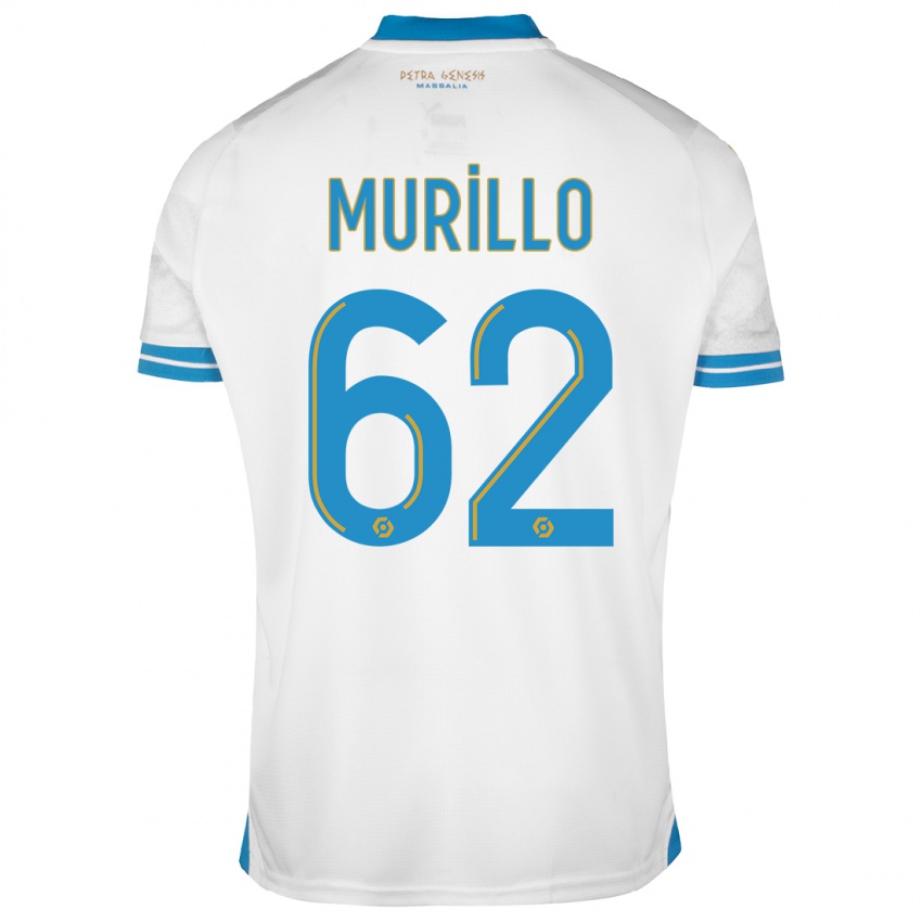 Kinder Amir Murillo #62 Weiß Heimtrikot Trikot 2023/24 T-Shirt Österreich