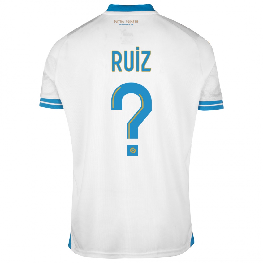 Kinder Pedro Ruiz #0 Weiß Heimtrikot Trikot 2023/24 T-Shirt Österreich