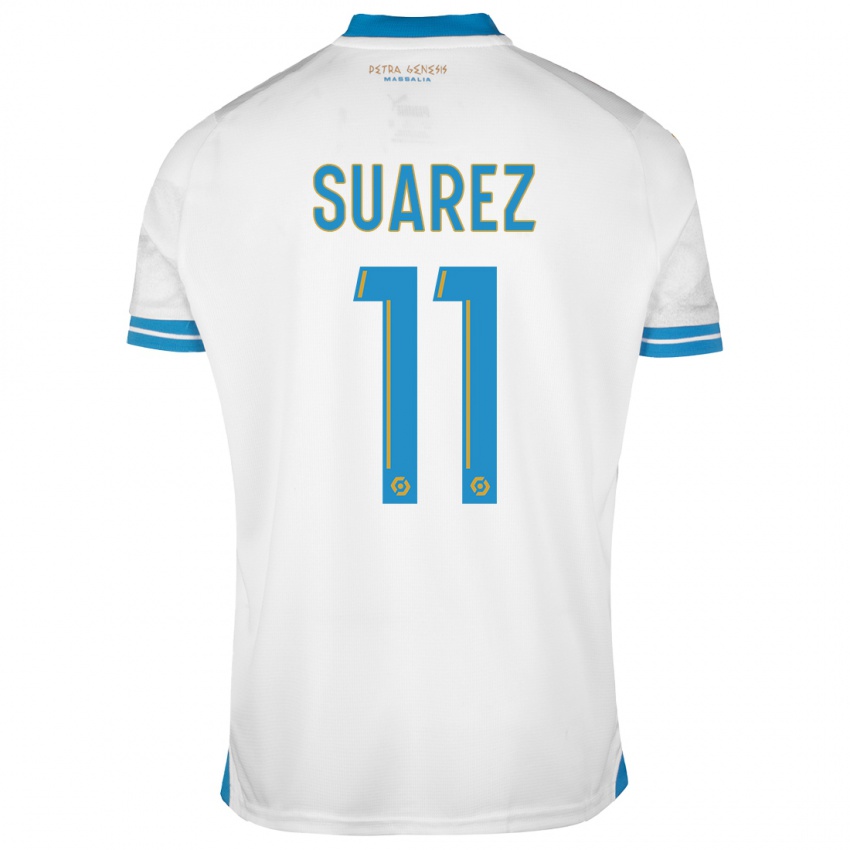 Kinder Luis Suarez #11 Weiß Heimtrikot Trikot 2023/24 T-Shirt Österreich
