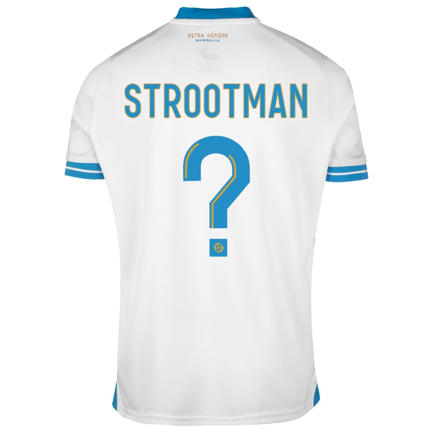 Kinder Kevin Strootman #0 Weiß Heimtrikot Trikot 2023/24 T-Shirt Österreich