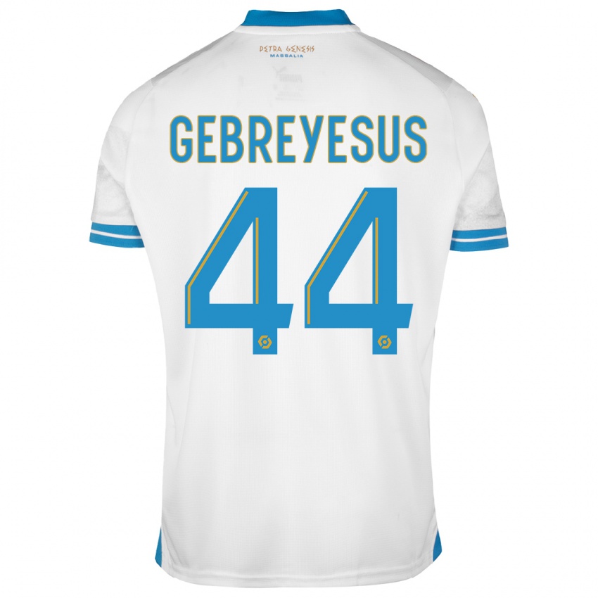 Kinder Esey Gebreyesus #44 Weiß Heimtrikot Trikot 2023/24 T-Shirt Österreich