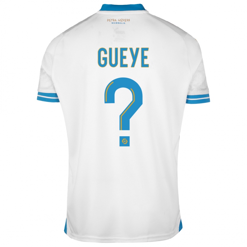Kinder Daouda Gueye #0 Weiß Heimtrikot Trikot 2023/24 T-Shirt Österreich