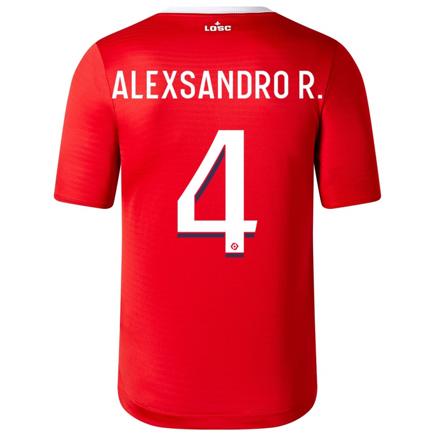 Kinder Alexsandro #4 Rot Heimtrikot Trikot 2023/24 T-Shirt Österreich