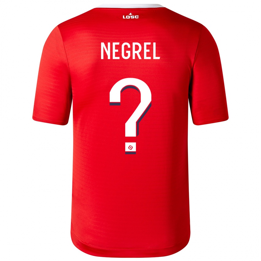 Kinder Tom Negrel #0 Rot Heimtrikot Trikot 2023/24 T-Shirt Österreich
