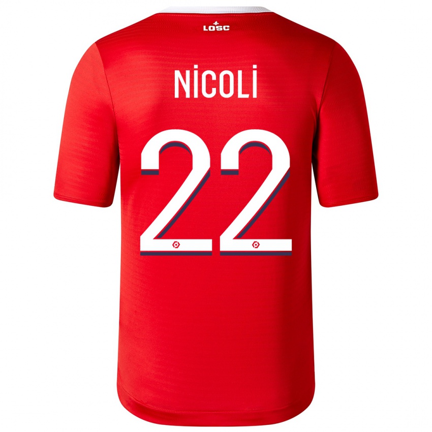 Kinder Morgane Nicoli #22 Rot Heimtrikot Trikot 2023/24 T-Shirt Österreich