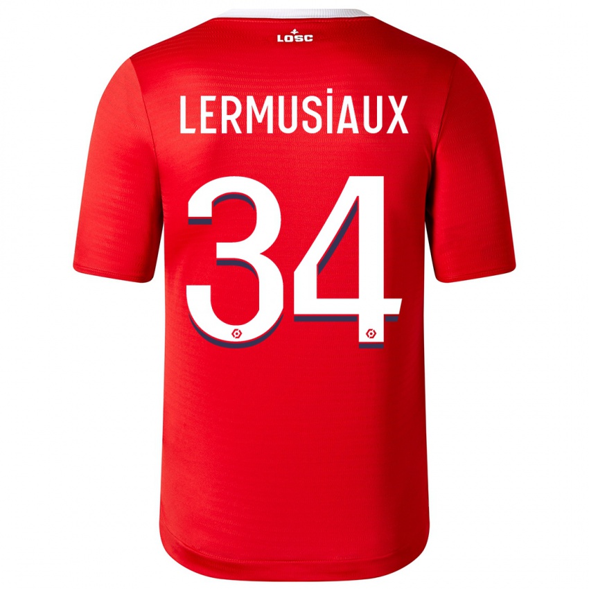 Kinder Chrystal Lermusiaux #34 Rot Heimtrikot Trikot 2023/24 T-Shirt Österreich