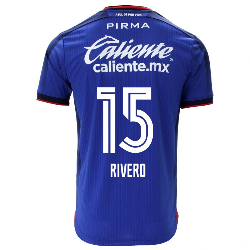 Kinder Ignacio Rivero #15 Blau Heimtrikot Trikot 2023/24 T-Shirt Österreich