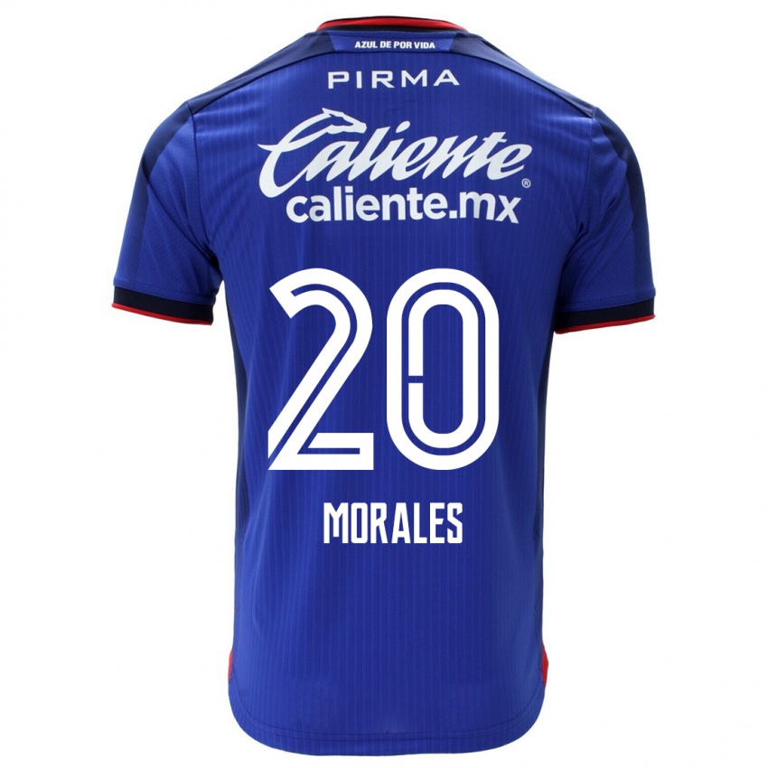 Kinder Iván Morales #20 Blau Heimtrikot Trikot 2023/24 T-Shirt Österreich