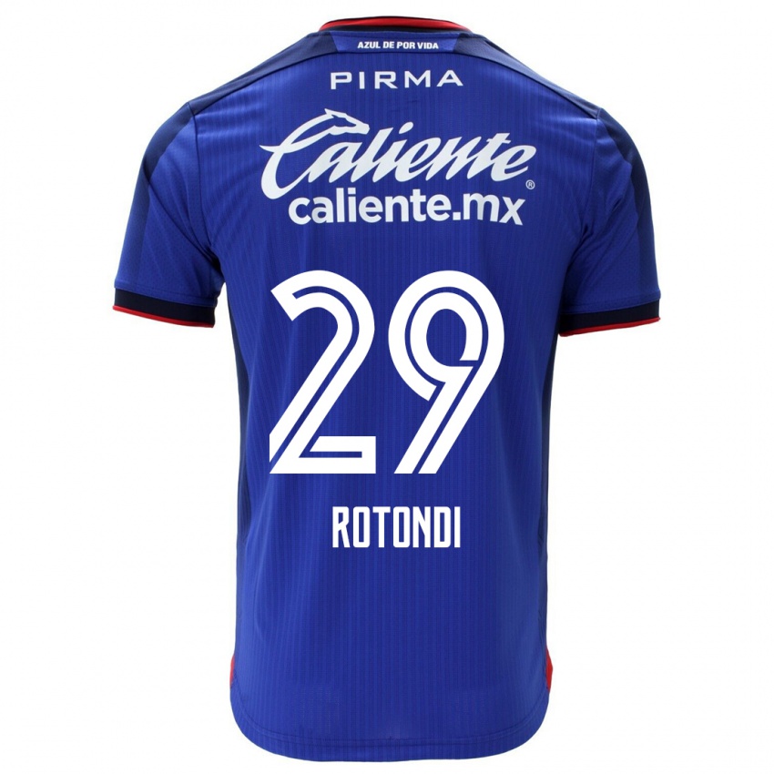 Kinder Carlos Rotondi #29 Blau Heimtrikot Trikot 2023/24 T-Shirt Österreich