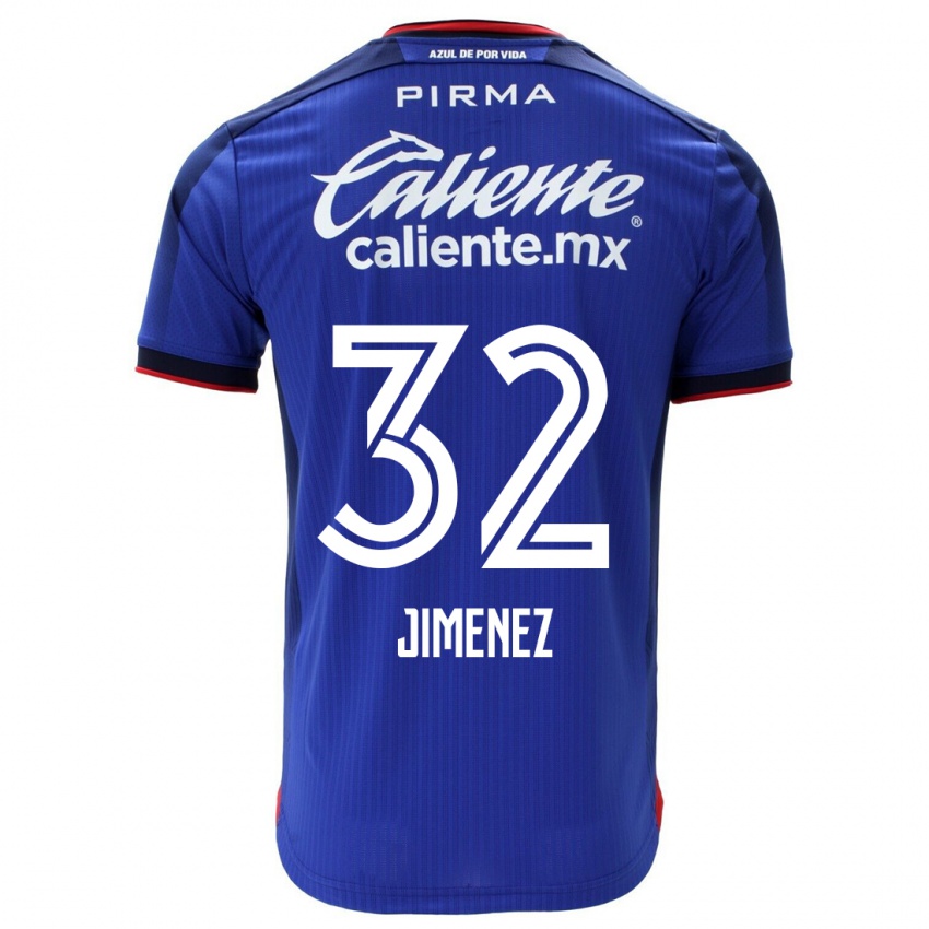Kinder Cristian Jimenez #32 Blau Heimtrikot Trikot 2023/24 T-Shirt Österreich