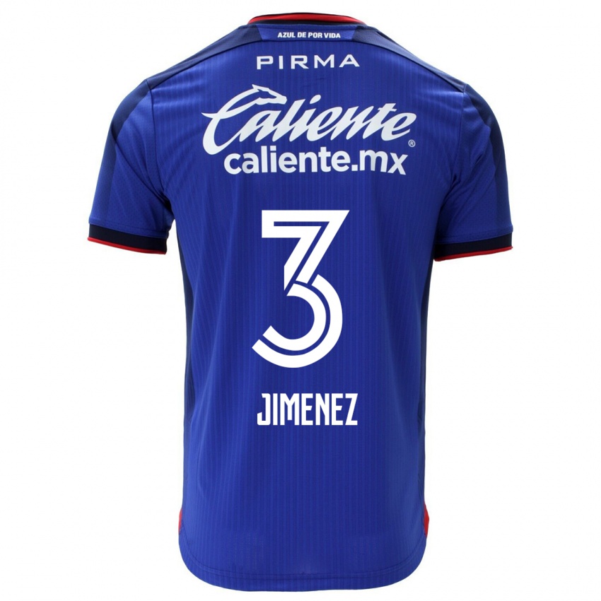 Kinder Jaiber Jimenez #3 Blau Heimtrikot Trikot 2023/24 T-Shirt Österreich