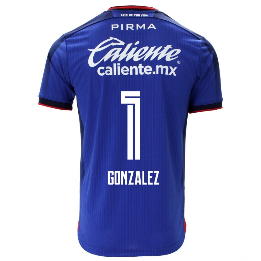Kinder Itzayana Gonzalez #1 Blau Heimtrikot Trikot 2023/24 T-Shirt Österreich