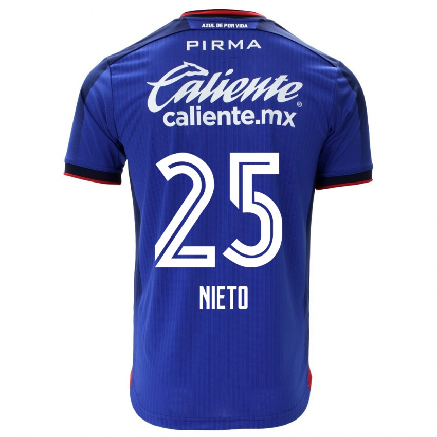 Kinder Natsidieli Nieto #25 Blau Heimtrikot Trikot 2023/24 T-Shirt Österreich