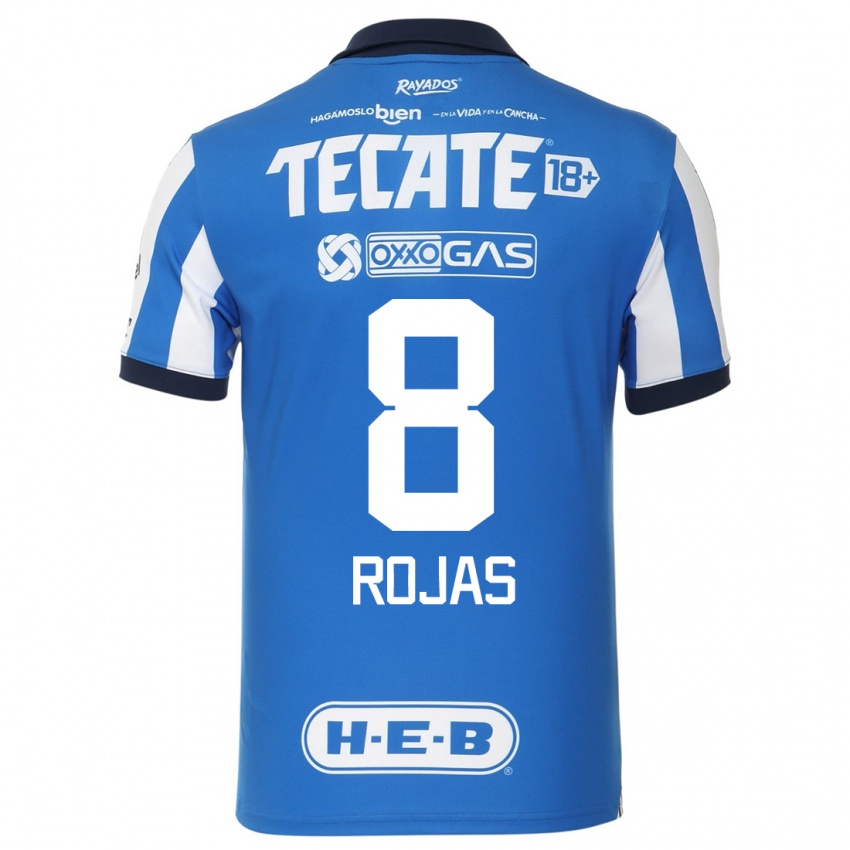 Kinder Joao Rojas #8 Blau Weiss Heimtrikot Trikot 2023/24 T-Shirt Österreich