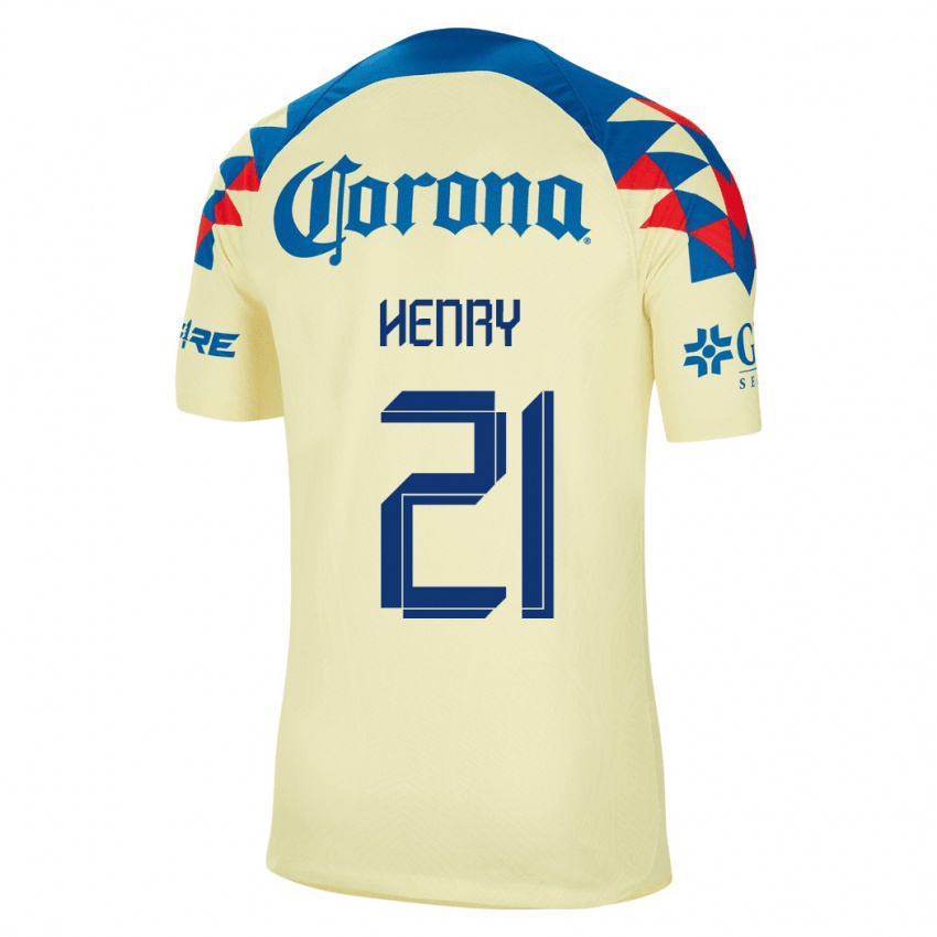 Kinder Henry Martin #21 Gelb Heimtrikot Trikot 2023/24 T-Shirt Österreich