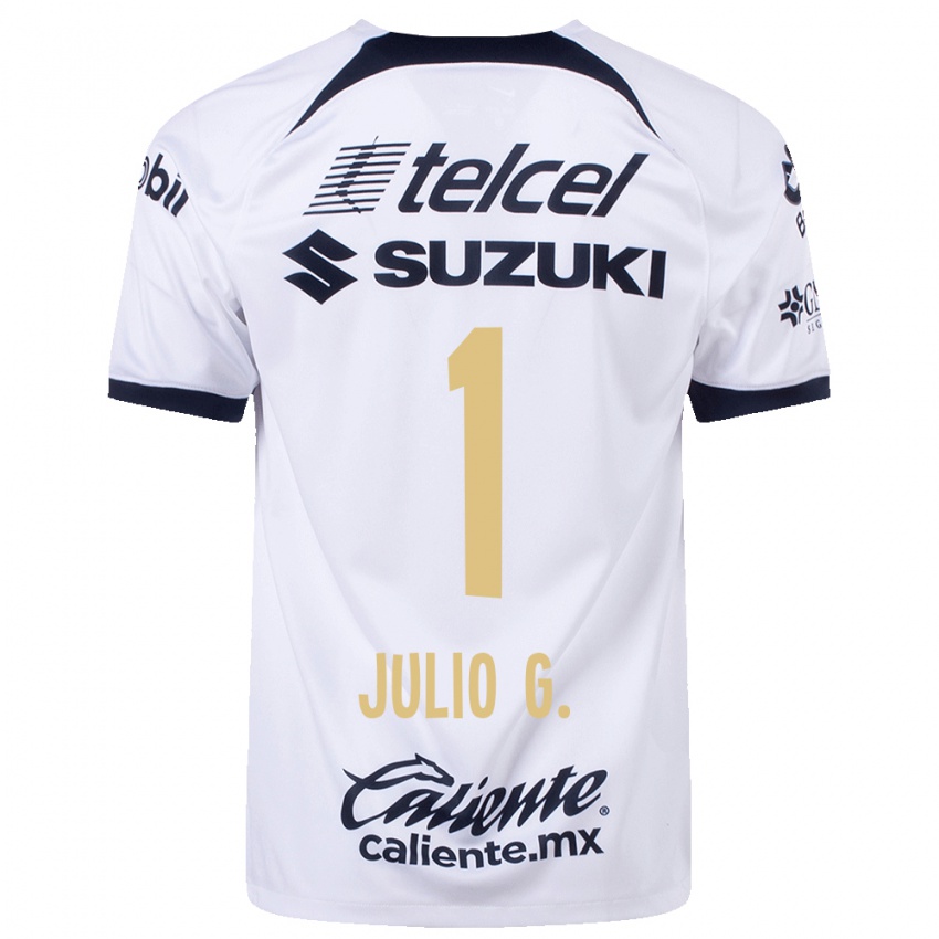 Kinder Julio González #1 Weiß Heimtrikot Trikot 2023/24 T-Shirt Österreich