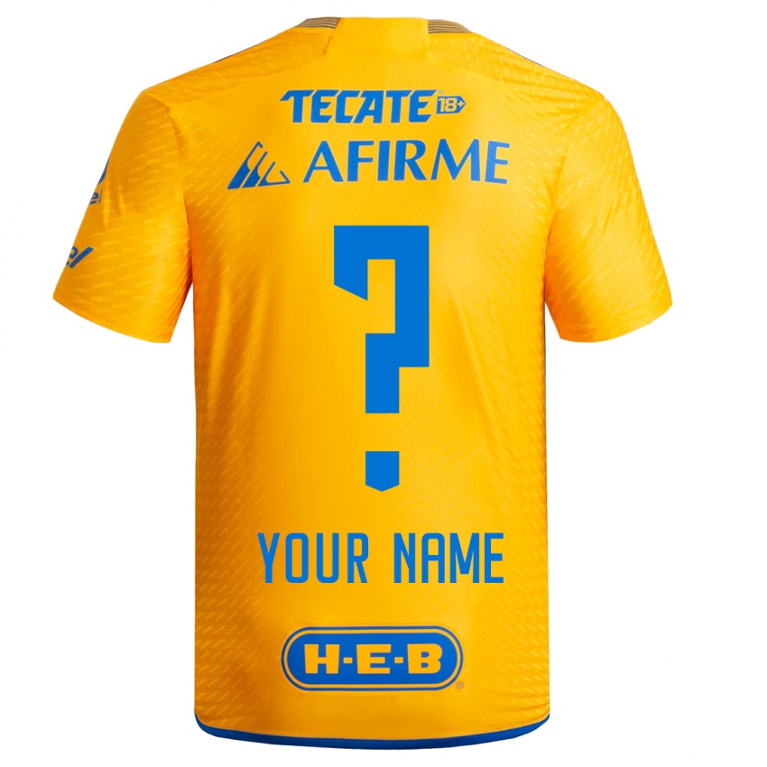 Kinder Ihren Namen #0 Gelb Heimtrikot Trikot 2023/24 T-Shirt Österreich