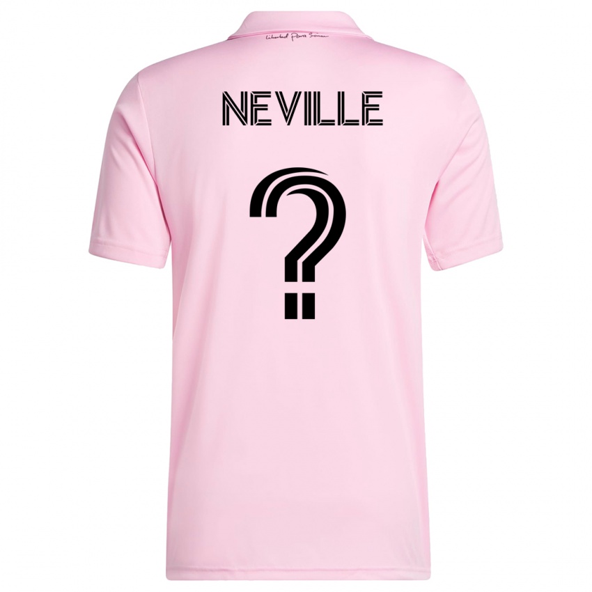 Kinder Harvey Neville #0 Rosa Heimtrikot Trikot 2023/24 T-Shirt Österreich