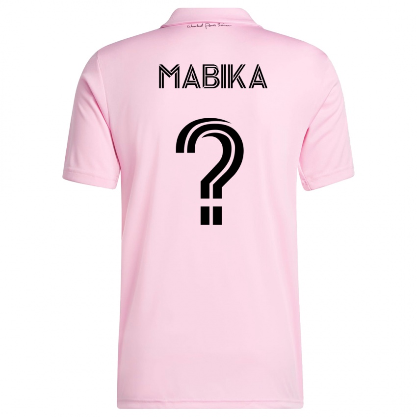 Kinder Aimé Mabika #0 Rosa Heimtrikot Trikot 2023/24 T-Shirt Österreich