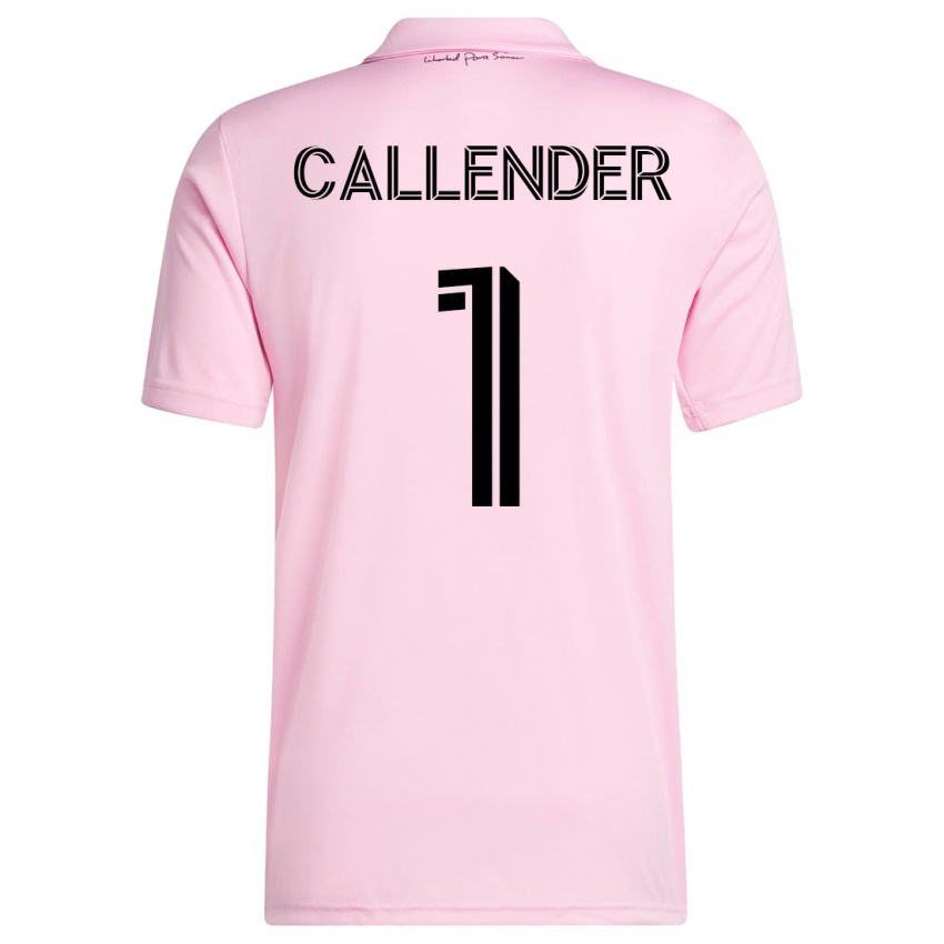 Kinder Drake Callender #1 Rosa Heimtrikot Trikot 2023/24 T-Shirt Österreich
