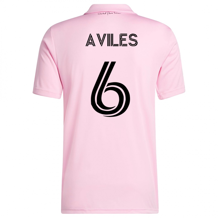 Kinder Tomás Avilés #6 Rosa Heimtrikot Trikot 2023/24 T-Shirt Österreich