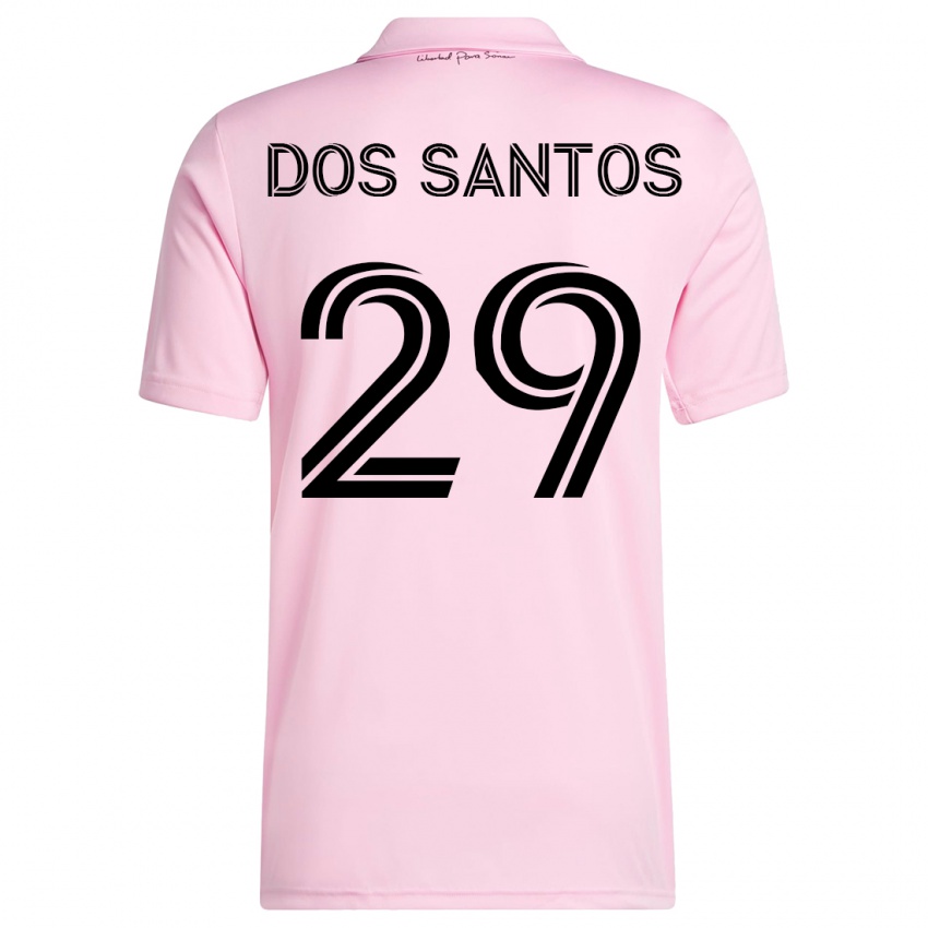 Kinder Cj Dos Santos #29 Rosa Heimtrikot Trikot 2023/24 T-Shirt Österreich
