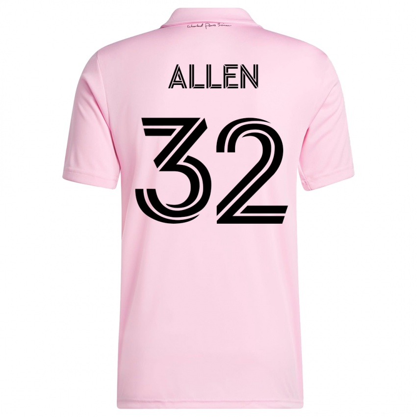 Kinder Noah Allen #32 Rosa Heimtrikot Trikot 2023/24 T-Shirt Österreich