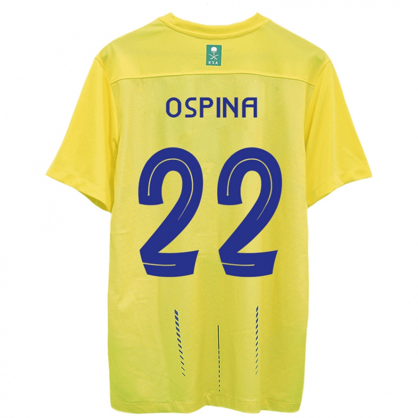 Kinder David Ospina #22 Gelb Heimtrikot Trikot 2023/24 T-Shirt Österreich