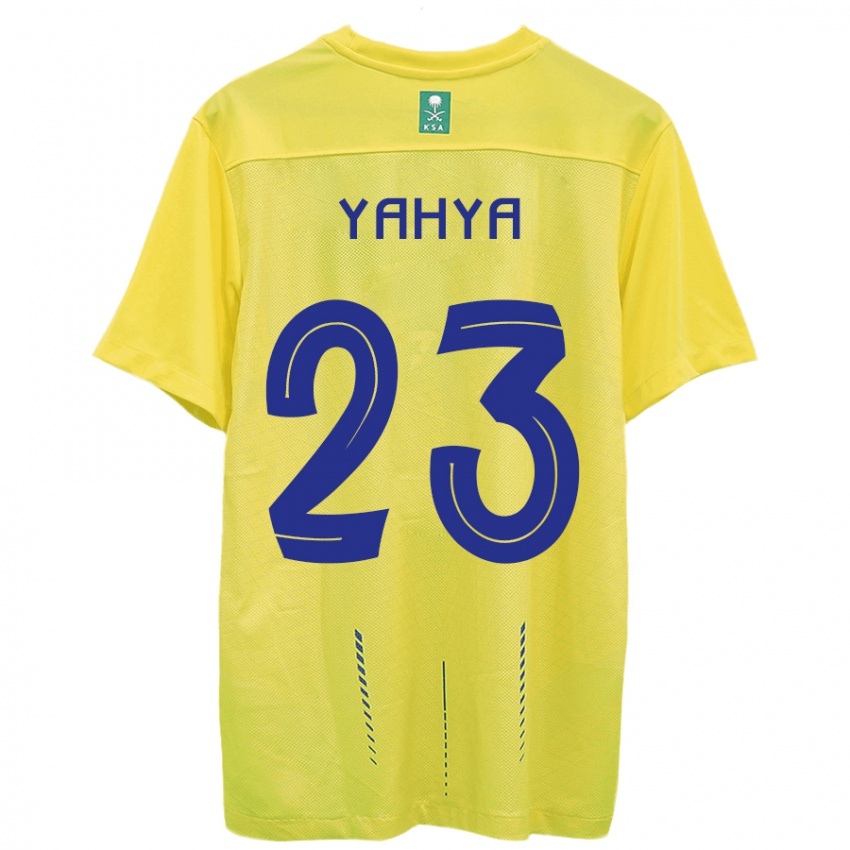 Kinder Ayman Yahya #23 Gelb Heimtrikot Trikot 2023/24 T-Shirt Österreich