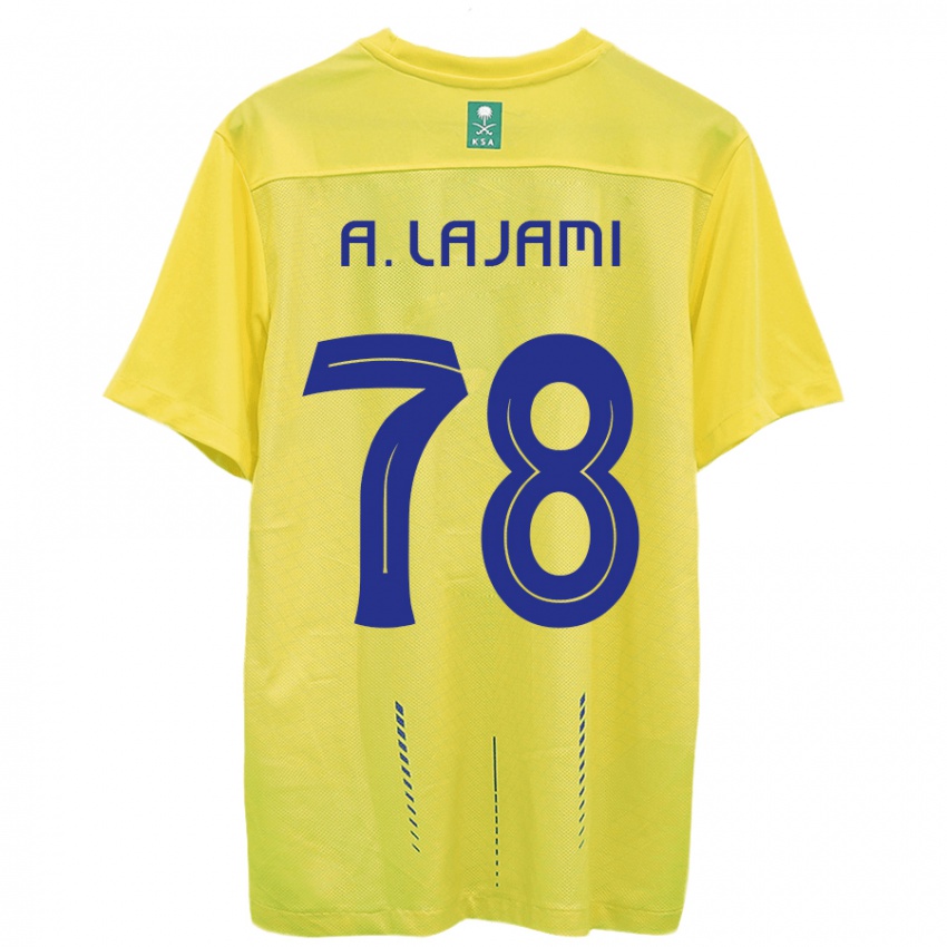 Kinder Ali Lajami #78 Gelb Heimtrikot Trikot 2023/24 T-Shirt Österreich