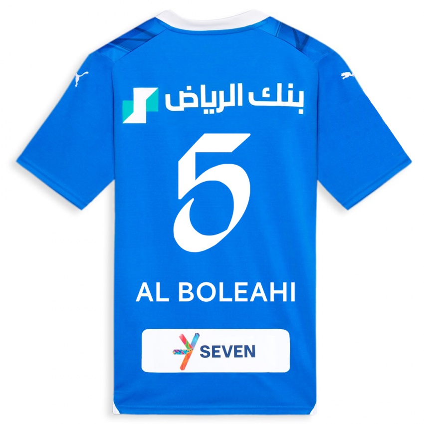 Kinder Ali Al-Boleahi #5 Blau Heimtrikot Trikot 2023/24 T-Shirt Österreich