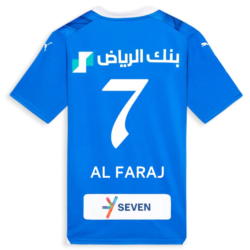 Kinder Salman Al-Faraj #7 Blau Heimtrikot Trikot 2023/24 T-Shirt Österreich