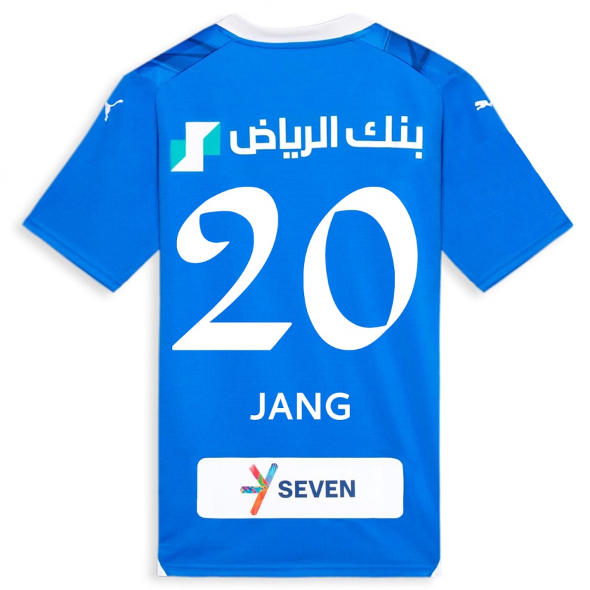 Kinder Hyun-Soo Jang #20 Blau Heimtrikot Trikot 2023/24 T-Shirt Österreich