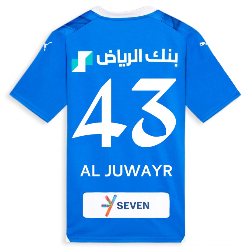 Kinder Musab Al-Juwayr #43 Blau Heimtrikot Trikot 2023/24 T-Shirt Österreich