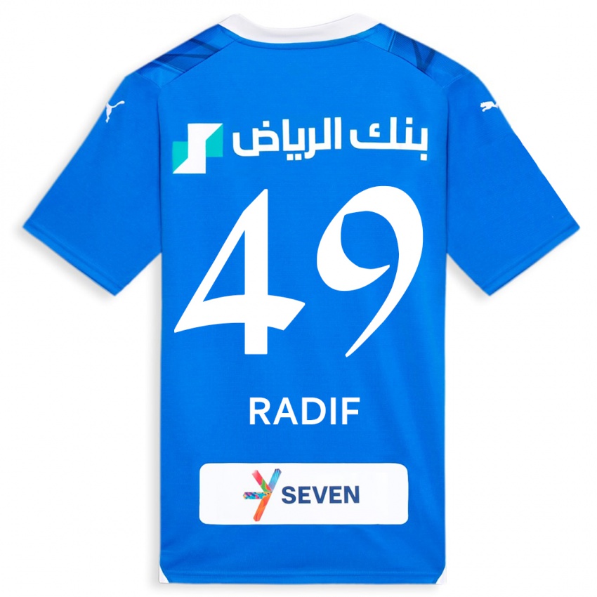 Kinder Abdullah Radif #49 Blau Heimtrikot Trikot 2023/24 T-Shirt Österreich