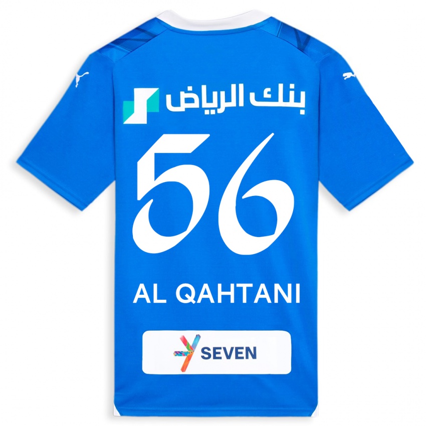 Kinder Mohammed Al-Qahtani #56 Blau Heimtrikot Trikot 2023/24 T-Shirt Österreich