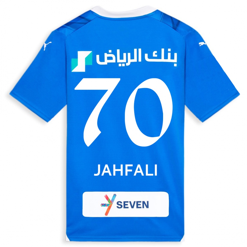 Kinder Mohammed Jahfali #70 Blau Heimtrikot Trikot 2023/24 T-Shirt Österreich