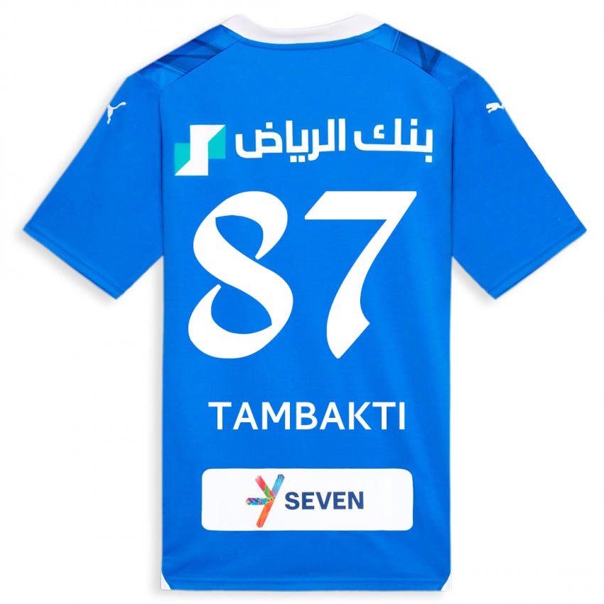 Kinder Hassan Tambakti #87 Blau Heimtrikot Trikot 2023/24 T-Shirt Österreich