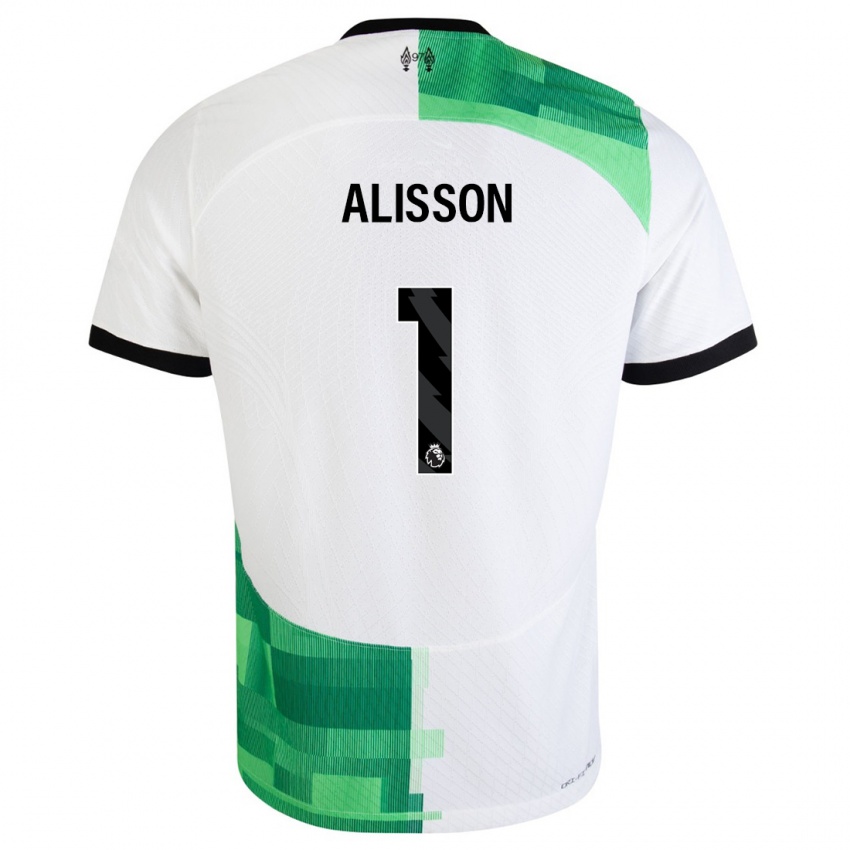 Kinder Alisson #1 Weiß Grün Auswärtstrikot Trikot 2023/24 T-Shirt Österreich