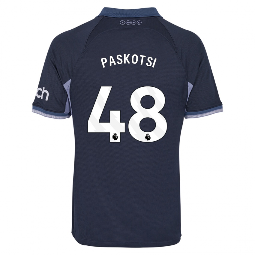 Kinder Maksim Paskotsi #48 Dunkelblau Auswärtstrikot Trikot 2023/24 T-Shirt Österreich