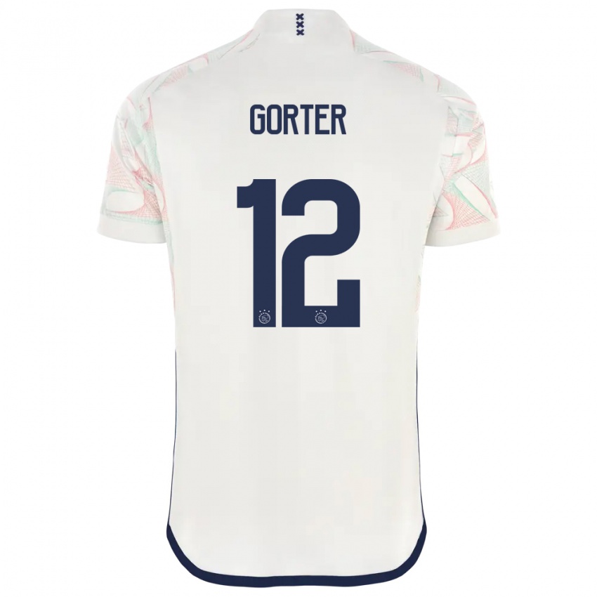 Kinder Jay Gorter #12 Weiß Auswärtstrikot Trikot 2023/24 T-Shirt Österreich
