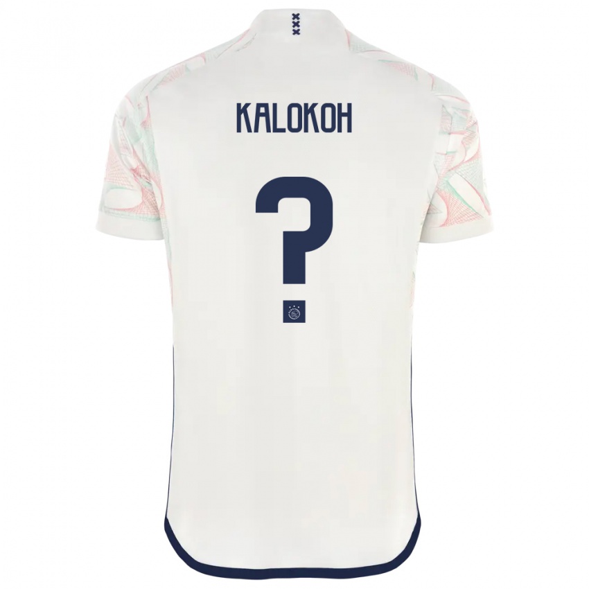 Kinder David Kalokoh #0 Weiß Auswärtstrikot Trikot 2023/24 T-Shirt Österreich
