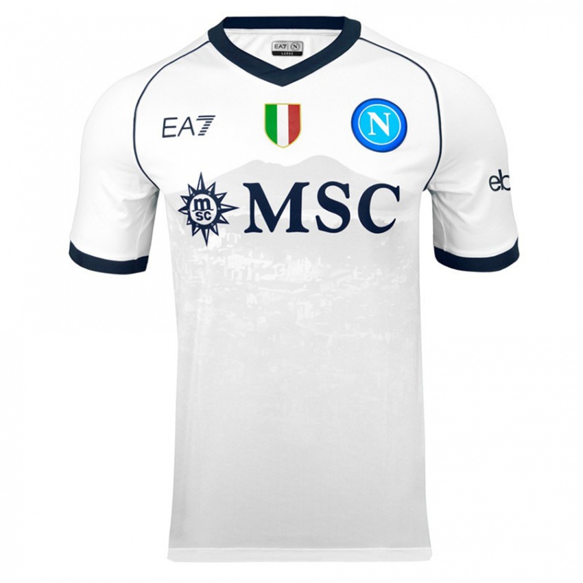 Kinder Giovanni Simeone #18 Weiß Auswärtstrikot Trikot 2023/24 T-Shirt Österreich