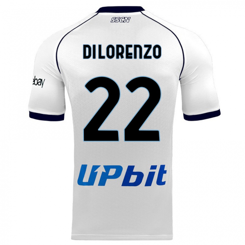 Kinder Giovanni Di Lorenzo #22 Weiß Auswärtstrikot Trikot 2023/24 T-Shirt Österreich