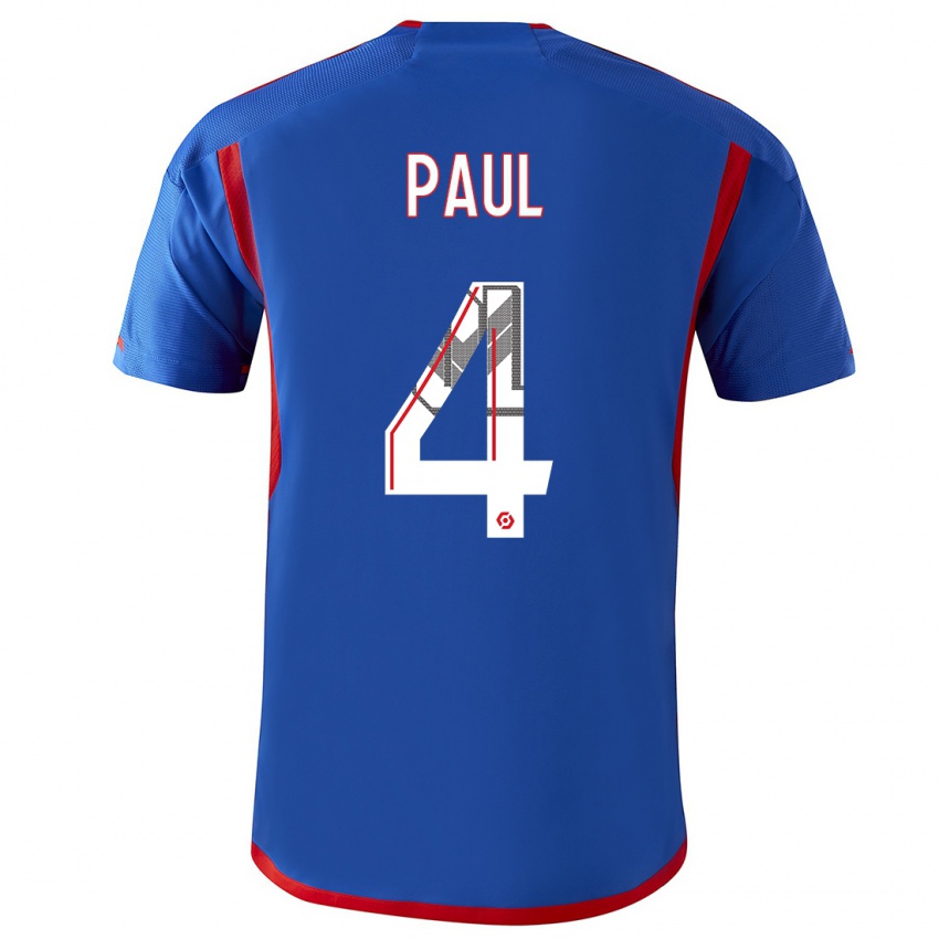 Kinder Paul Akouokou #0 Blau Rot Auswärtstrikot Trikot 2023/24 T-Shirt Österreich