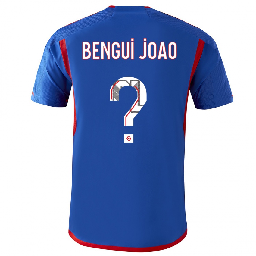 Kinder Justin Bengui Joao #0 Blau Rot Auswärtstrikot Trikot 2023/24 T-Shirt Österreich