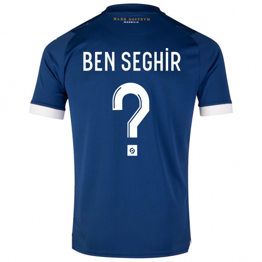 Kinder Salim Ben Seghir #0 Dunkelblau Auswärtstrikot Trikot 2023/24 T-Shirt Österreich