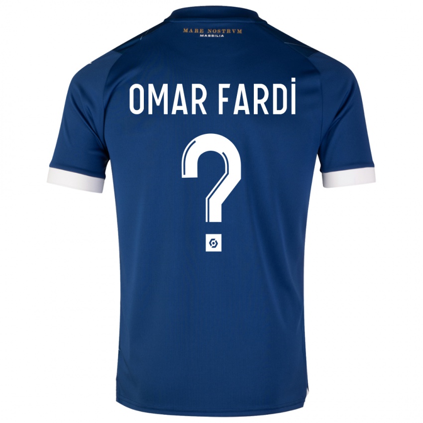 Kinder El Omar Fardi #0 Dunkelblau Auswärtstrikot Trikot 2023/24 T-Shirt Österreich